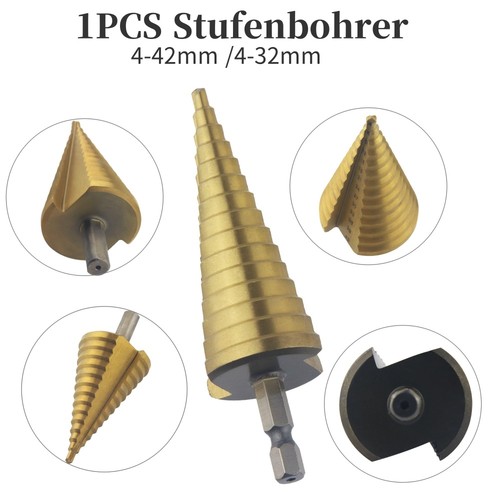 42mm 32mmhss stufenbohrer - 4-42mm,