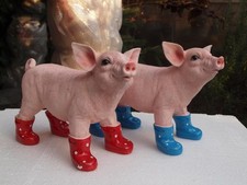 Schwein bunt witzig deko figur - schwein,