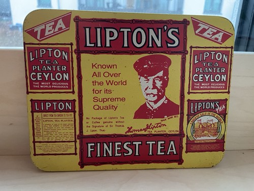 Lipton schild geld rot - schild,