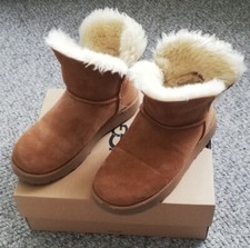 Schuhe, Boots, Halbstiefel, Damen, braun, gefüttert, UGG, Gr.37, mit Karton