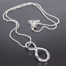 Halskette mit Unendlichkeitszeichen Infinity Unendlichkeit Strass ewige Liebe