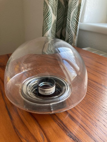Rzb vintage kugel lampe - vintage, glas