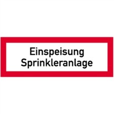 Schild Einspeisung