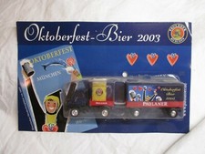 Brauereitruck Werbetruck Paulaner Oktoberfest Bier 2003 in OVP !!! 1220