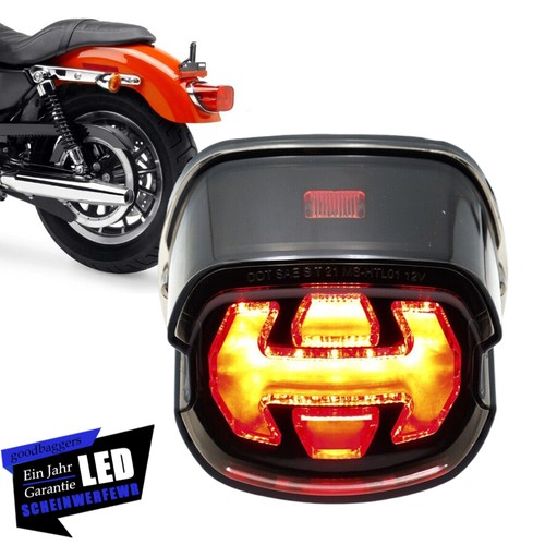Dot led rücklicht für - für, harley