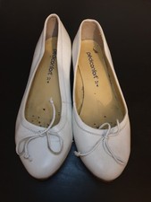 Komfort Ballerinas Weiß