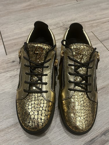 Guiseppe zanotti sneaker gold - sneaker,