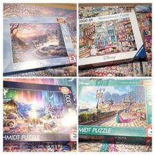 4x 1000 Teile Puzzle Schmidt