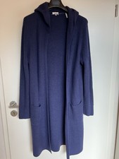 S. Oliver Strickjacke lang blau mit Kapuze Gr. 42 Neuwertig & ungetragen