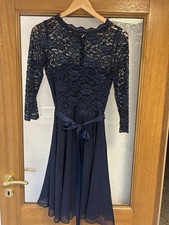 Cocktail Kleid Dunkelbl
