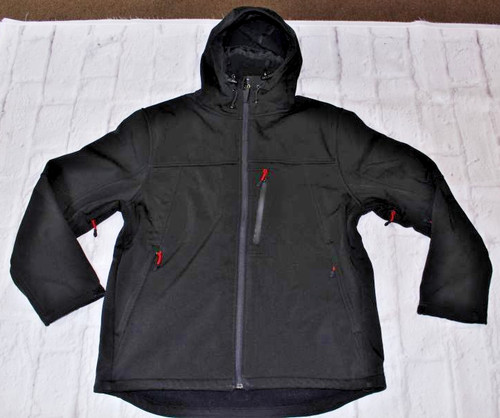 Schwarze softshelljacke l - schwarze, gr.