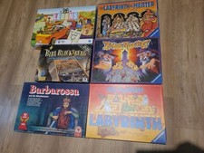 Brettspiele Sammlung Spiel des Lebens ,Verrückte Labyrinth 6 Stk