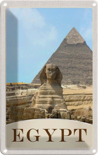Blechschild 18x12 ägypten - 18x12,