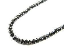 6 mm SCHWARZE DIAMANTENKETTE