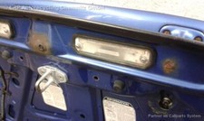 Honda CRX III 3 EH6 Del Sol BJ 1992 Heckklappe mit Spoiler Heckdeckel blau