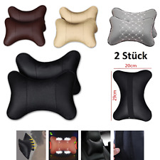 2x Auto Nackenkissen Gr. Nackenstützkissen KFZ Reisekissen Kopfstütze Kopfkissen