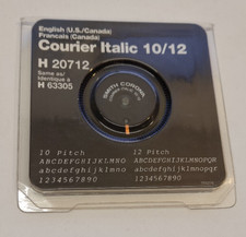 1x SMITH CORONA H20712 TYPENRAD Courier Italic 10 / 12  English US / Francais CN