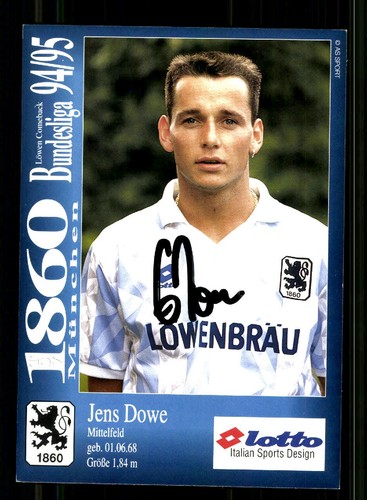 Jens dowe autogrammkarte - autogrammkarte, tsv