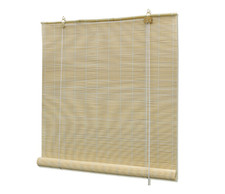 Bambusrollo Holzrollo Fenster