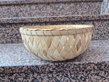 Korb Bambuskorb rund wie neu