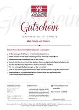 A&O Hotel Gutschein 2 Pers. 2