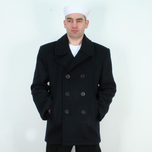Replica navy pea coat - navy, usn