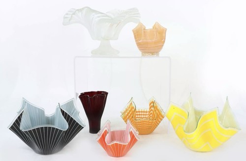 Konvolut glasvasen schalen - glasvasen, &