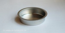 10x XL Teelichthalter  Ø 60mm Weißblech Metall Tülle Kerzenhalter Silber