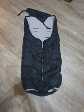 Fußsack 5 Punkt Gurt Buggy Winter schwarz Winterfußsack Kind Karre grau warm