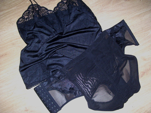 Nylon satin glanz hemdchen - nylon,