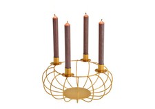 G. Wurm Kerzenhalter gold