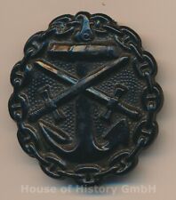 141243: Marine Verwundetenabzeichen in Schwarz, Eisen hohl geprägt