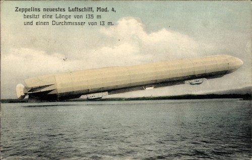 Zeppelins neuestes - ak,