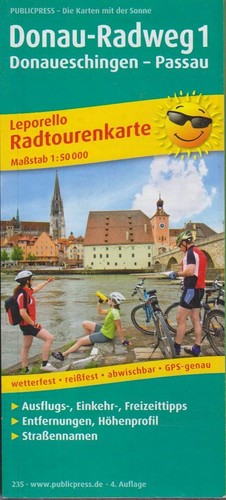 Radtourenkarte donau radweg - donau-radweg, 1