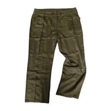 Sheego Stoffhose Damen Cargohose Grün Khaki (109) (2 417)  Übergröße NEU