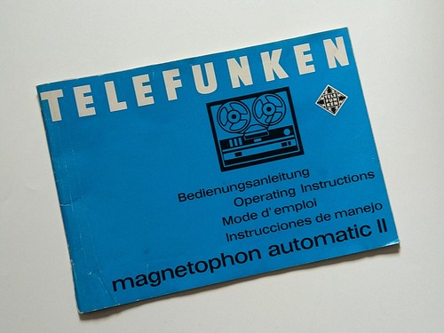 Telefunken magnetophon - telefunken,