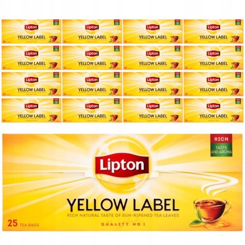 Lipton yellow label - lipton, herbata