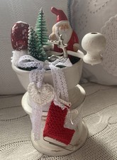 Shabby Vintage Look Landhaus Deko große Kaffeemühle Handarbeit Upcycling -296