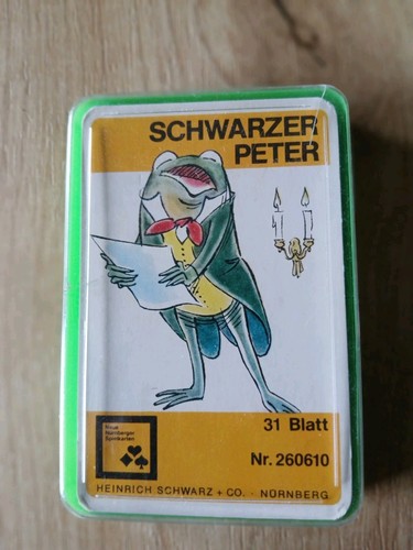 Schwarzer peter retro - schwarzer,