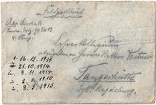 Feldpostbrief I.WK, wohl 1914