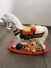 Vintage schaukelpferd spardose - vintage,