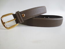 80er? 3cm Gürtel 85 90 95 Echt Leder braun "Reptil" neu mit Schraube kürzbar /GN
