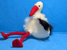 STORCH Plüschtier Stofftier Plüsch Kuscheltier  ca 29 cm Vogel