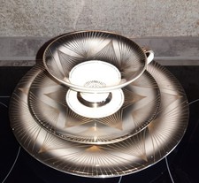 ⭐ Schönes Sammelgedeck 3 teilig Bareuther Bavaria Teller + Tasse & Untertasse ⭐