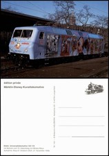 Eisenbahn Lok Zug Elektr. Universallokomotive mit Mickey Maus Motiv 1998