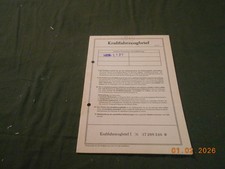 Kfz brief pappe - kfz-brief,