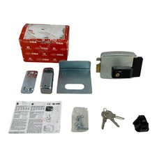 CISA 111721502, Elektroschloss zum Anbringen, 12 V, verzinkt, Eingang 50, links