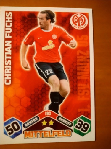 Christian fuchs match attax - match,