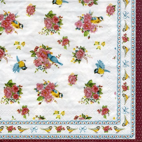 Servietten blumen rosen - servietten, blumen,