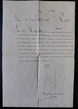 [LOUIS XVI] MARSCHALL GRAF VON